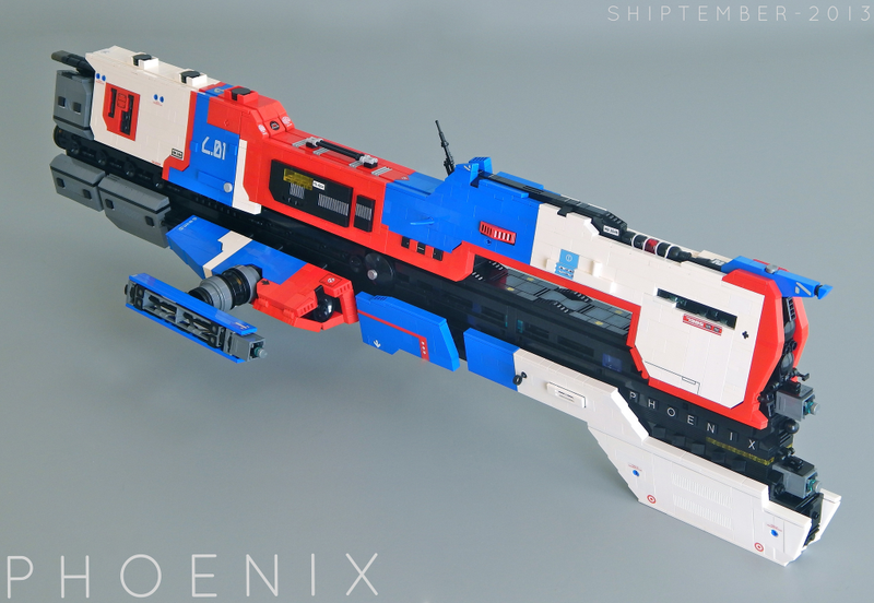 Illustration for article titled LEGO Homeworld Ships Are Works Of Art